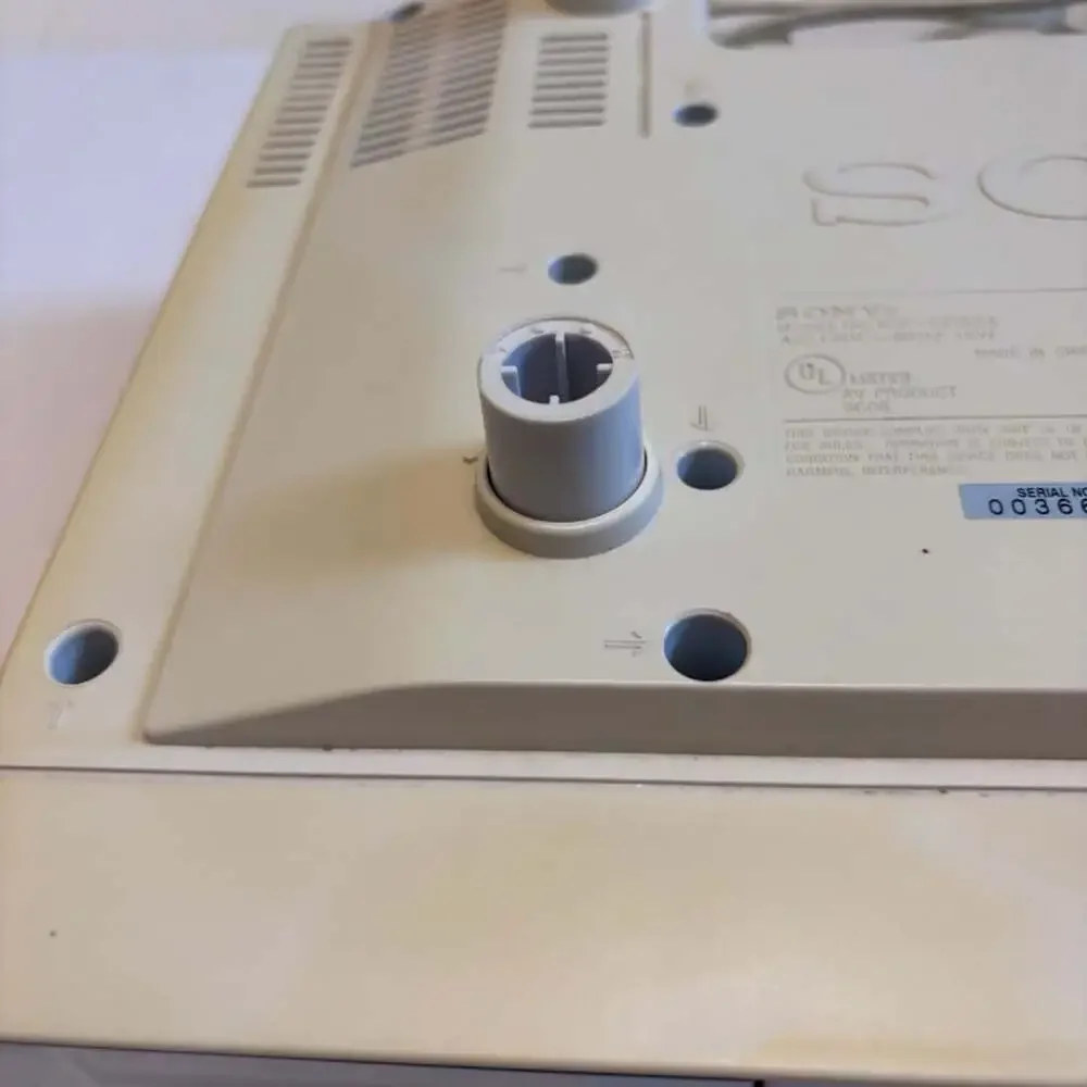 Sony yellowing staining
